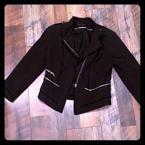 White House Black Market cropped career jacket!